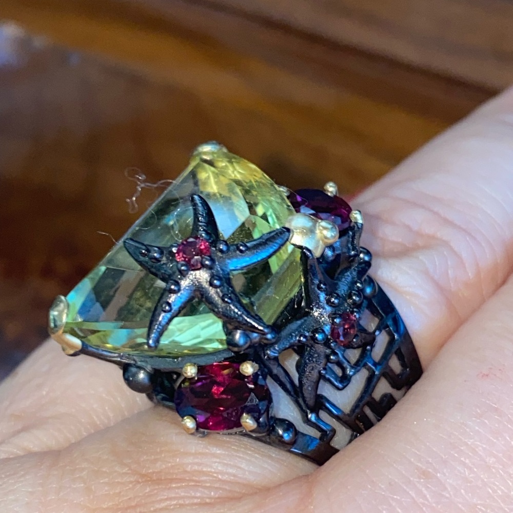 Unique Gemstone Ring - image 8